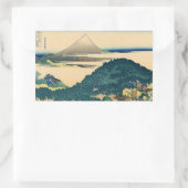富士山ビュー06 長方形シール (バッグ)