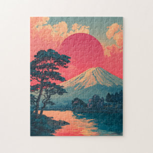 富士山ビンテージ ジグソーパズル