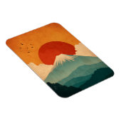 富士山ビンテージ マグネット (右側)