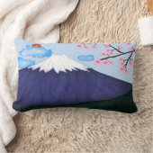 富士山ライト及び暗いリバーシブルの装飾用クッション ランバークッション (ブランケット)