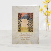 富士山リタイアメントカード カード (黄色い花)