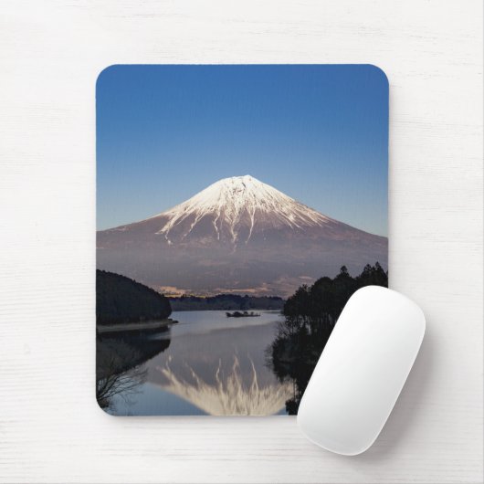 富士山反射写真 マウスパッド (マウス)
