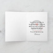 富士山抽象的風景縦 サンキューカード (内部)