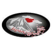 富士山抽象芸術風景 カッティングボード (角)