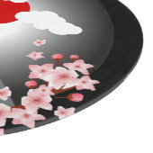 富士山抽象芸術風景 カッティングボード (角)