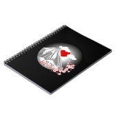 富士山抽象風景 ノートブック (左側)