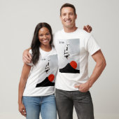 富士山日本の日没うつりモノTシャツ Tシャツ (ユニセックス)