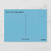 富士山日本の景色 ポストカード (裏面)