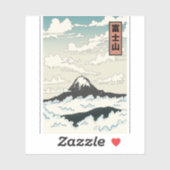 富士山日本アートブロック シール (シート)