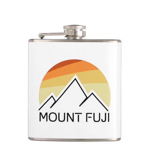 富士山日本レトロ フラスク (正面)