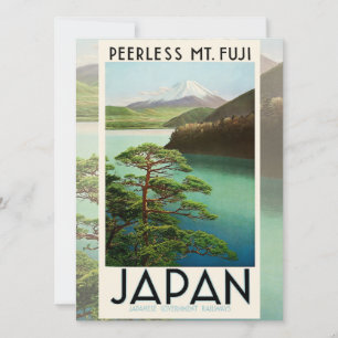 富士山日本旅行ポスターヴィンテージアート