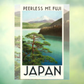 富士山日本旅行ポスターヴィンテージアート ウィンドウサイン (シート3)