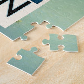 富士山日本旅行ポスターヴィンテージアート ジグソーパズル (側面)