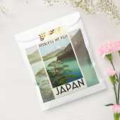 富士山日本旅行ポスターヴィンテージアート フェイバーバッグ (封をした状態)