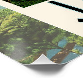 富士山日本旅行ポスターヴィンテージアート ポスター (コーナー)