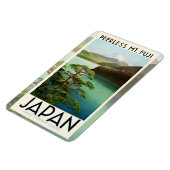 富士山日本旅行ポスターヴィンテージアート マグネット (左側)