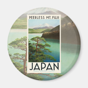 富士山日本旅行ポスターヴィンテージアート マグネット