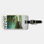 富士山日本旅行ポスターヴィンテージアート ラゲッジタグ (正面横)