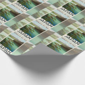 富士山日本旅行ポスターヴィンテージアート ラッピングペーパー (角)