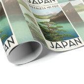 富士山日本旅行ポスターヴィンテージアート ラッピングペーパー (ロールコーナー)