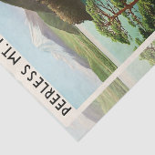 富士山日本旅行ポスターヴィンテージアート 薄葉紙 (詳細)