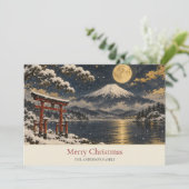 富士山朱塗鳥居金色満月雪姓 シーズンカード (スタンド正面)