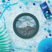 富士山標高 ペーパープレート (パーティー)