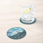 富士山標高 ラウンドペーパーコースター (インサイチュ)