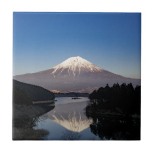 富士山湖反射 タイル