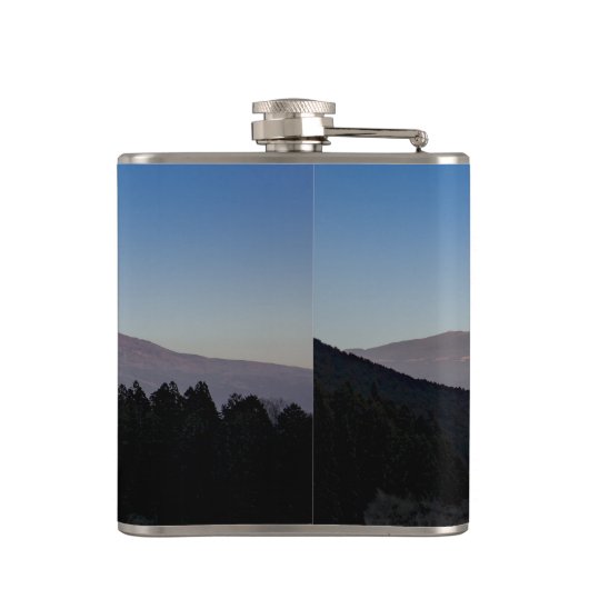 富士山湖反射 フラスク (裏面)