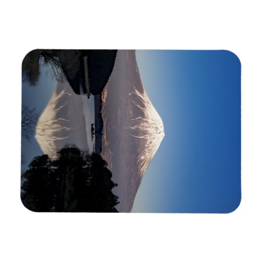 富士山湖反射 マグネット (横)