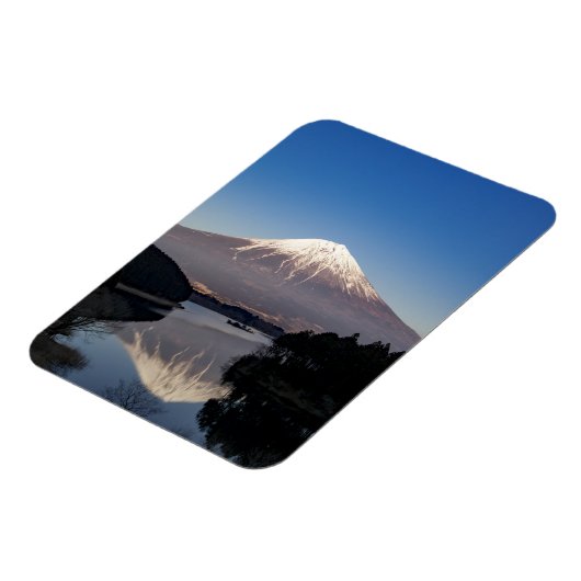 富士山湖反射 マグネット (左側)