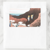 富士山登山.jpg 長方形シール (バッグ)