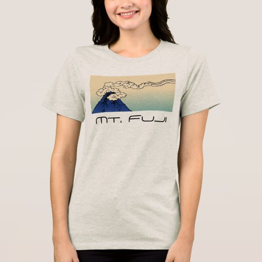 富士山風景Tシャツ トライブレンドTシャツ (正面)