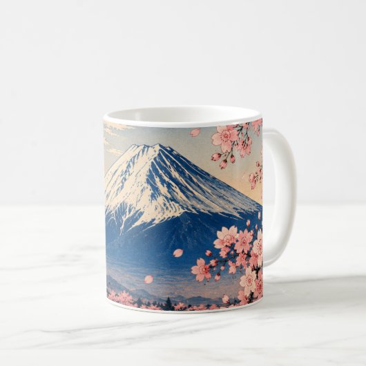 富士山 コーヒーマグカップ (正面右)