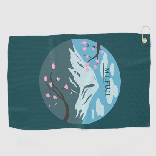 富士山 ゴルフタオル (横)