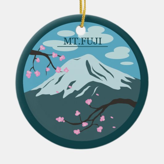 富士山 セラミックオーナメント (正面)