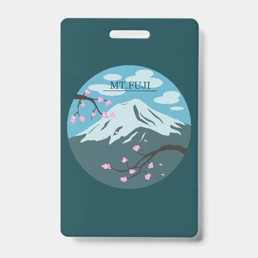富士山 バッジ (正面)