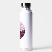 富士山（ピンク） ウォーターボトル (左面)