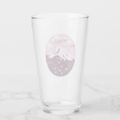 富士山(ピンク) タンブラーグラス (裏面)