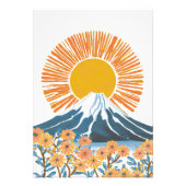 富士山 フォトプリント            (正面)