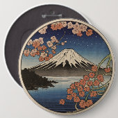 富士山 フジヤマ 缶バッジ (正面&裏面)