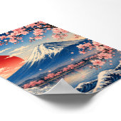 富士山 ポスター (角)