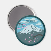 富士山 マグネット (正面/裏面)