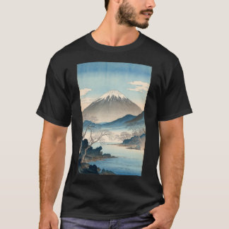 富士山 ヴィンテージ オリジナル アーティストデザイン Tシャツ