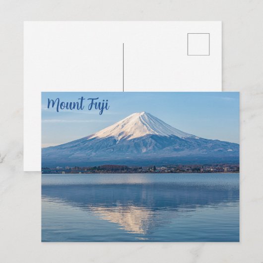 富士山 日本の風景 ポストカード (正面/裏面)