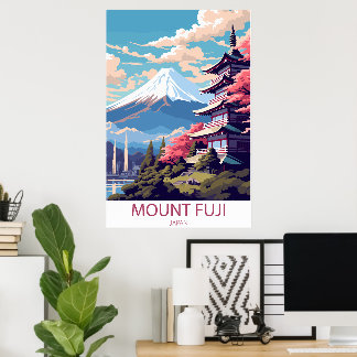 富士山、日本旅行ウォールポスター ポスター