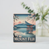 富士山 日本 シーズンポストカード (スタンド正面)