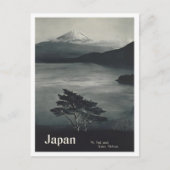 富士山 日本 ビンテージ 旅行 ポストカード (正面)