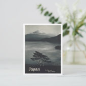 富士山 日本 ビンテージ 旅行 ポストカード (スタンド正面)